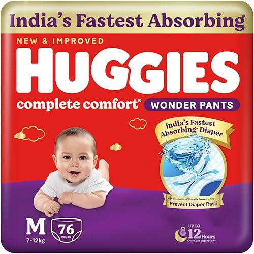 Alfaby Diapers for Babies Size M 34 Pieces