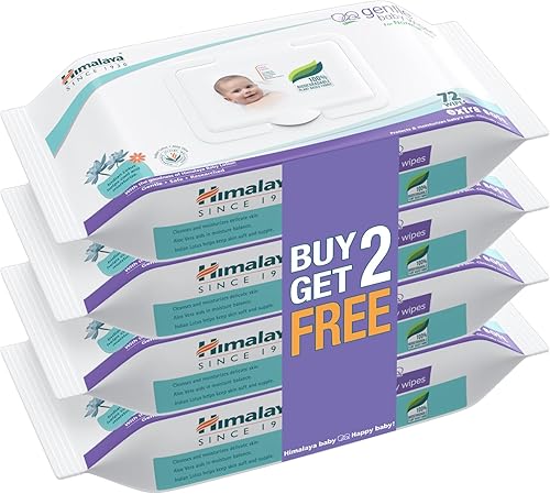 Himalaya Baby Wipes 72 Pieces