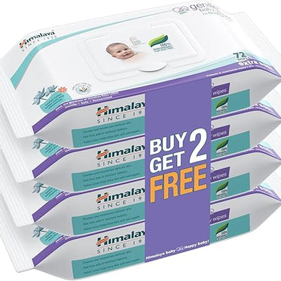 Himalaya Baby Wipes 72 Pieces