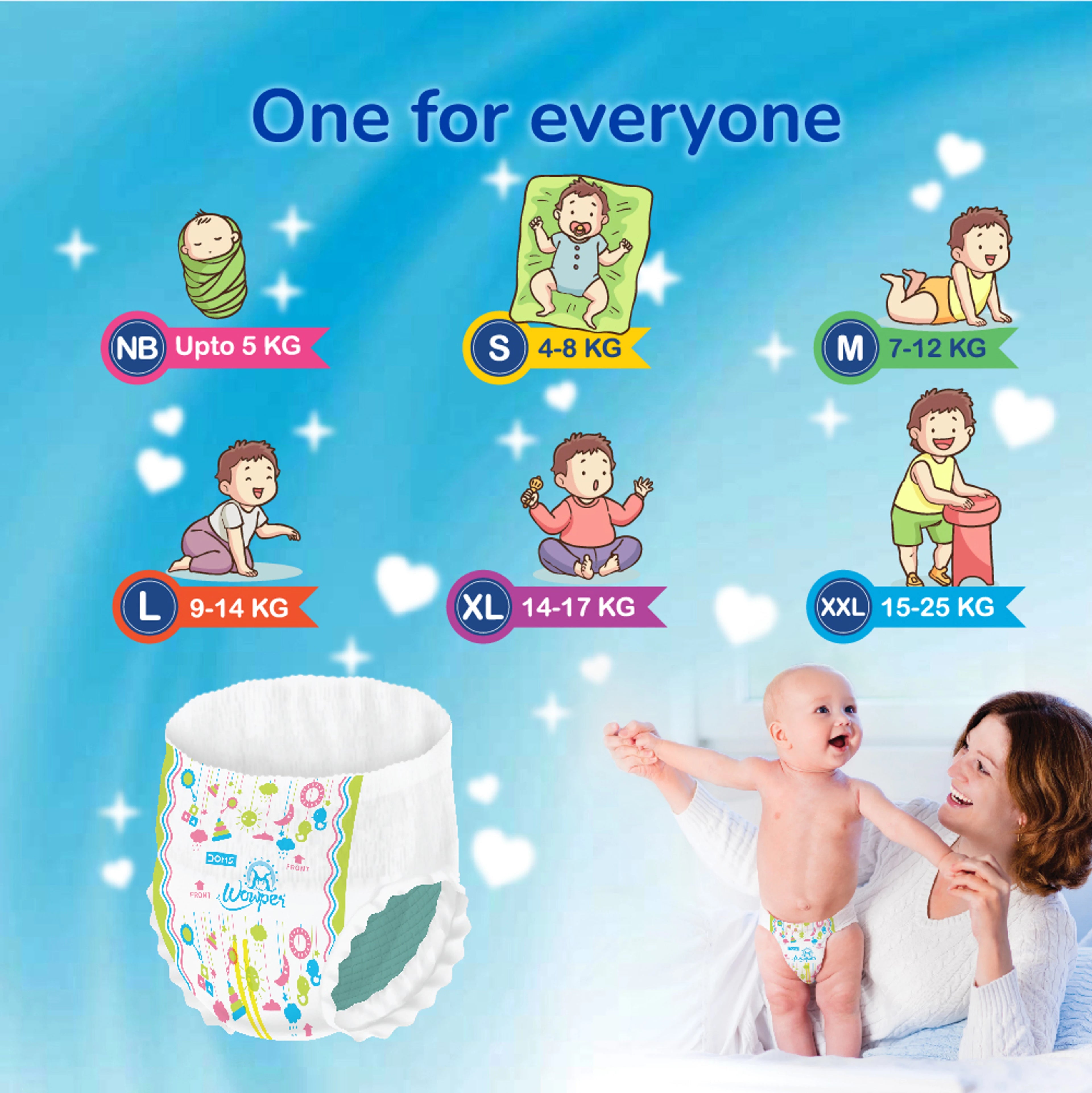 Doms Baby Diaper | Upto 12 Hours Absorbtion