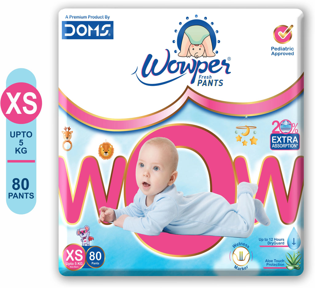Doms Baby Diaper | Upto 12 Hours Absorbtion