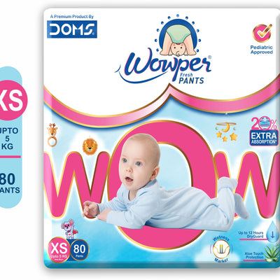 Doms Baby Diaper | Upto 12 Hours Absorbtion